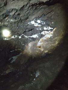 zinc sulphide close up
