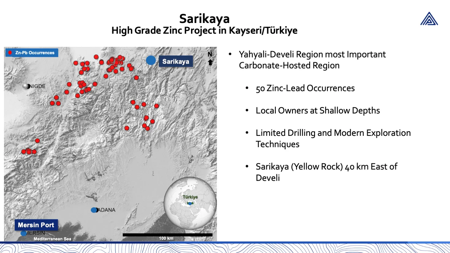 Sarikaya High Grade Zinc